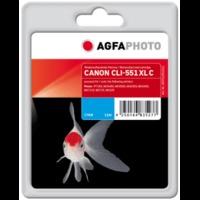 Canon CLI-551CXL AGFA Premium Compatible High Capacity Cyan Ink Cartridge
