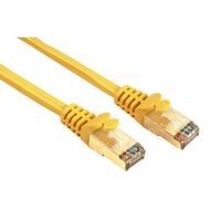 CAT 5e Network Cable STP Gold-plated shielded Yellow 1.50m