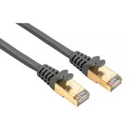 CAT 5e Network Cable STP Gold-plated Shielded Grey 1m