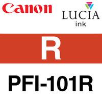 canon pfi101103r red 130ml ink tank