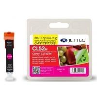 canon cli521 magenta remanufactured ink cartridge by jettec cl52m