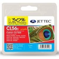 Canon CLI526 Cyan Remanufactured Ink Cartridge by JetTec CL56C