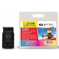 Canon CL511 Colour Remanufactured Ink Cartridge by JetTec C511