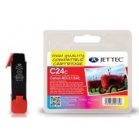 canon bci2124 colour compatible ink cartridge by jettec c24c