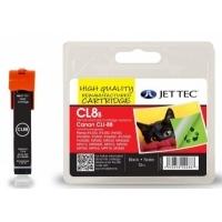 canon cli8bk black remanufactured ink cartridge by jettec cl8b