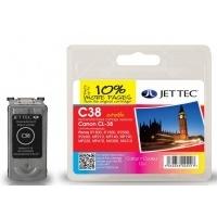 Canon CL38 Colour Remanufactured Ink Cartridge by JetTec C38