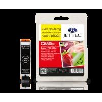 canon pgi 550xl black remanufactured ink cartridge by jettec c550bxl