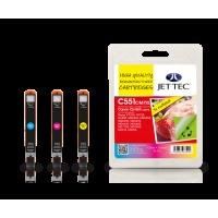 canon cli 551 cmyxl remanufactured ink cartridge by jettec c551cmyxl