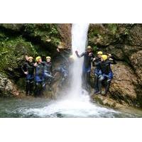 Canyoning in the Susec Canyon of the Soca valley