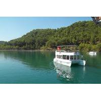 Cabrio Bus and Green Lake Catamaran Cruise From Side