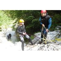 Canyoning in the Fratarica Canyon of the Soca valley