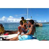 catamaran trip to gabriel island via coin de mire with lunch and snork ...