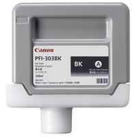 canon black pfi 303bk ink cartridge 330ml