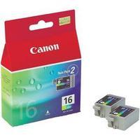 Canon BCI-16 Twin Pack Colour Ink Cartridges