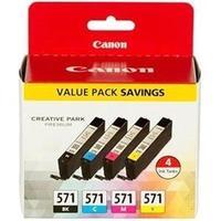 Canon CLI-571 Ink Cartridge Multipack (B/C/M/Y)