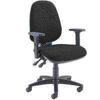 Capella Intro Posture Chair With Lumbar Support Black