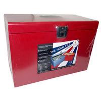 CATHEDRAL FSCAP METAL FILE BOX RED HORD