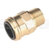 cas22bsa 22mm x 34bspt brass straight adaptor