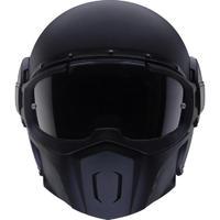 Caberg Ghost Matt Black Open Face Motorcycle Helmet & Visor