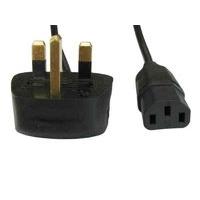 cables direct uk kettle lead uk plug iec socket 18m