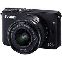 Canon EOS M10 18MP Wi-Fi Compact System Camera (Black) with 15-45 mm f/3.5-f/6.3 IS STM Wide-angle Zoom Lens