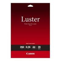 canon photo paper pro luster a4 pack of 20