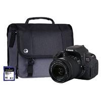 Canon EOS 700D Black Camera Kit inc 18-55mm IS STM Lens 8GB SD & SLR Bag