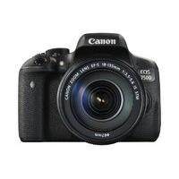 canon eos 750d slr camera black 18 135mm is stm 24mp 30touch lcd fhd w ...