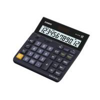 Casio 12 Digit Landscape Tax/Currency Calculator Black