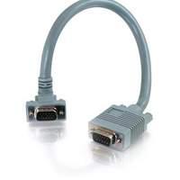 Cables To Go Premium Shielded (15m) HD15 M/M SXGA 90° Down Angled Monitor Cable