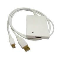 Cables Direct NewLink Video / audio adaptor - DisplayPort / HDMI / USB - 4 PIN USB Type A mini-DisplayPort (M) - 19 pin HDMI (F)