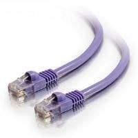 Cables To Go 0.5m Cat5e 350MHz Snagless Patch Cable (Purple)