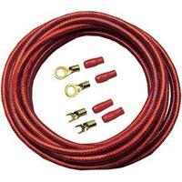 Car stereo power cable set 10 mm² Sinuslive gold-plated