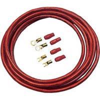 car stereo power cable set 16 mm sinuslive gold plated