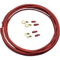 car stereo power cable set 6 mm sinuslive gold plated