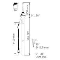 Car auto retractable antenna AIV Teleskopantenne 0-38° 21°