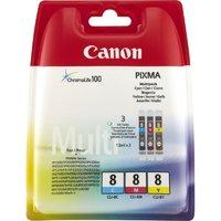 canon cli 8 cmy multipack ink cartridge