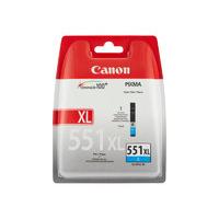 canon cli 551c xl high yield cyan original blister with security ink t ...