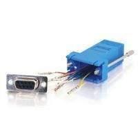 Cables To Go Rj45/db9f Modular Adaptor (blue)