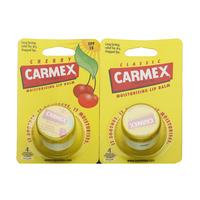 Carmex Lip Balm Pot Original and Cherry Duo 2 x 7.5g