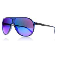 carrera new champion sunglasses clear blue gunmetal 8fs