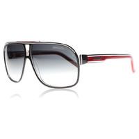 carrera grand prix 2 sunglasses black white red t4o