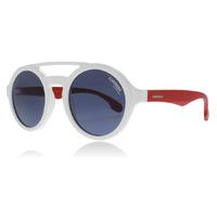 carrera junior carrerino 19 sunglasses white red 7dmku 44mm