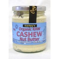 carleys organic raw cashewnut butter 250g
