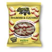 candy shack sugar free rhubarb custard 120g