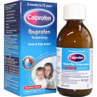 Calprofen Ibuprofen Suspension Strawberry 200ml