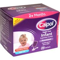 Calpol Sugar Free Infant Suspension 5ml Sachets 20