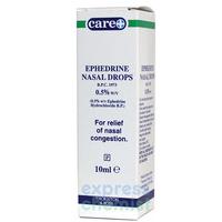 Care Ephedrine Nasal Drops 0.5% 10ml