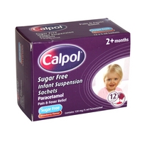 Calpol Infant Suspension Sachets 12 x 5ml sachets