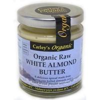 carleys org raw white almond butter 170g